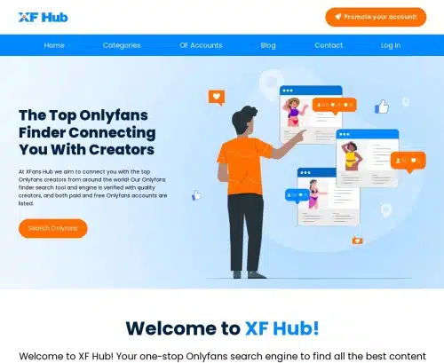 A Review Screenshot of XFansHub