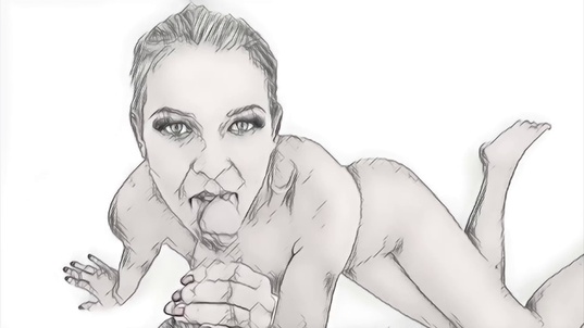 3. Download full pics of The live drawing from creativeporn.com