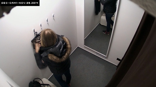 1. Download full pics of Thick Blonde Puts On a Steamy Show from czechcabins.com