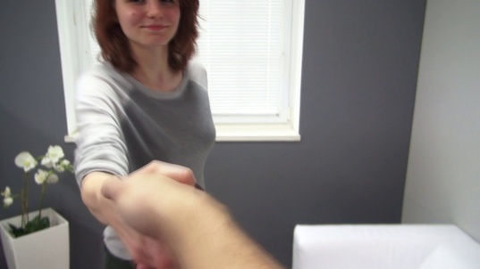 12. Download full pics of Viktorie (19) from czechcasting.com