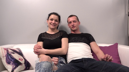 1. Download full pics of Monika (22) & Tomas from czechcasting.com