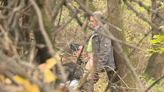 6. Download full pics of Nympho rides a grandpa in bushes from czechexperiment.com