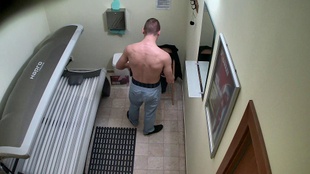 1. Download full pics of Toned Stud's Solo Striptease from czechgaysolarium.com