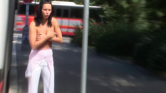 7. Download full pics of Unexpected Revelation – A Public Show She Didn't Plan from czechjacker.com