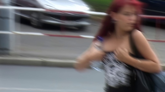 7. Download full pics of Tits Out – No Bra, No Chance from czechjacker.com