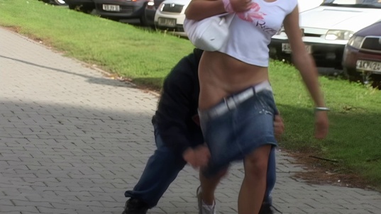 4. Download full pics of Look, It's a Pussy! – No Panties, Bad Idea from czechjacker.com