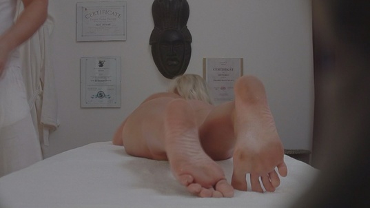 4. Download full pics of Horny Blonde MILF Gets Slammed During Massage from czechmassage.com