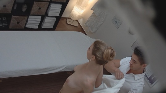 3. Download full pics of Innocent Blonde Turns Filthy in the Massage Room from czechmassage.com