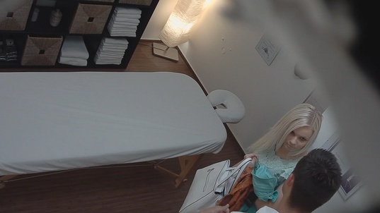 1. Download full pics of Blonde Beauty Begs for a Rough Massage from czechmassage.com