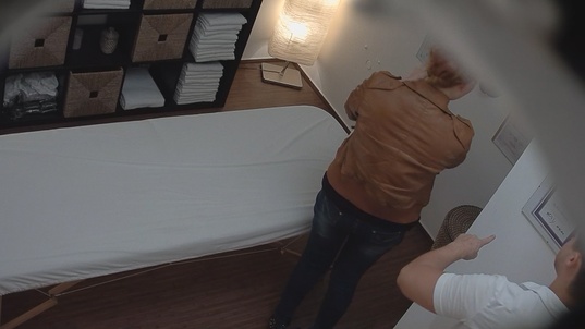 1. Download full pics of Hot Blonde Gets Fingered Until She Cums from czechmassage.com