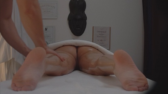 5. Download full pics of Brunette Gets Fingered During Intense Massage from czechmassage.com