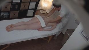 4. Download full pics of Blonde Diva Blows Her Masseur Like a Pro from czechmassage.com