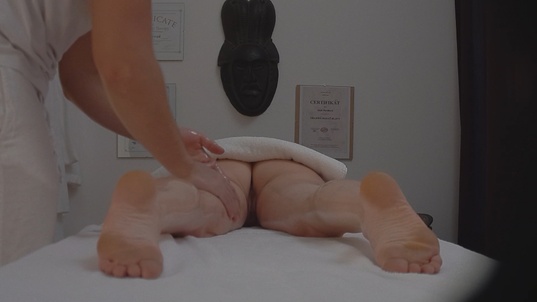 5. Download full pics of Blonde Bimbo Gets Her Pussy Massaged and Fucked from czechmassage.com