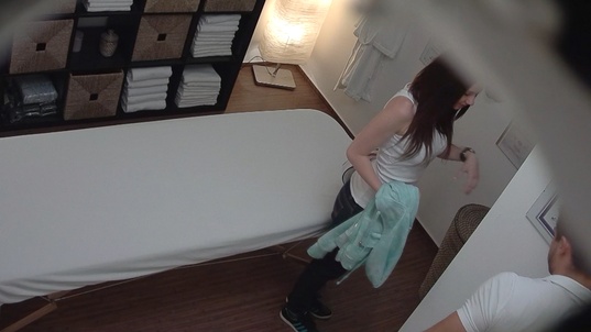 1. Download full pics of Teen Brunette Fucks Like a Dirty Slut on the Table from czechmassage.com