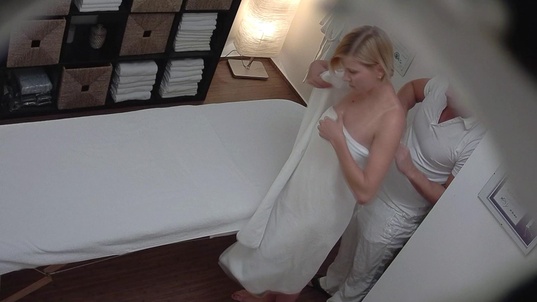 3. Download full pics of Blonde Beauty Gets Fingered and Fucked During Massage from czechmassage.com