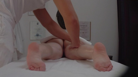 5. Download full pics of Blonde Moans Loudly During Erotic Massage from czechmassage.com