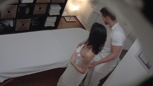 4. Download full pics of Brunette Slut Takes a Filthy Finger-Fucking on Camera from czechmassage.com