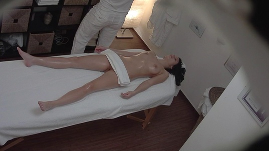 7. Download full pics of Brunette Slut Takes a Filthy Finger-Fucking on Camera from czechmassage.com