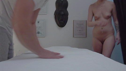 3. Download full pics of Brunette Slut Gets Her Pussy Pounded Hard from czechmassage.com