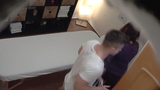 1. Download full pics of Brunette Begs for a Happy Ending from czechmassage.com