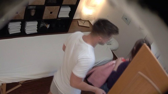 1. Download full pics of Cute Brunette Gets Her Pussy Ruined from czechmassage.com