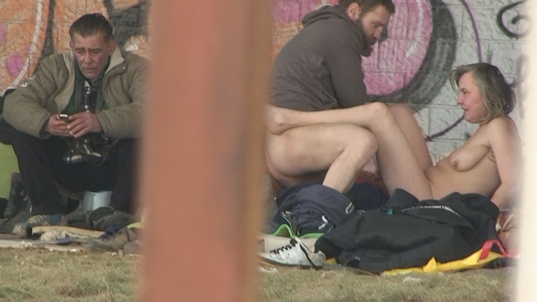 2. Download full pics of Homeless Couple Sex on Camera – Zero Shame! from czechsnooper.com