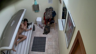 6. Download full pics of Brunette’s Tight Body Bares It All Again from czechsolarium.com