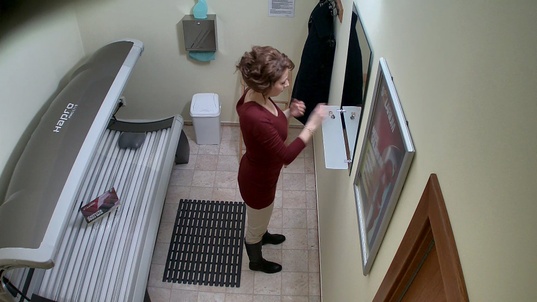 1. Download full pics of Busty Brunette Shows Off Her Big Tits from czechsolarium.com