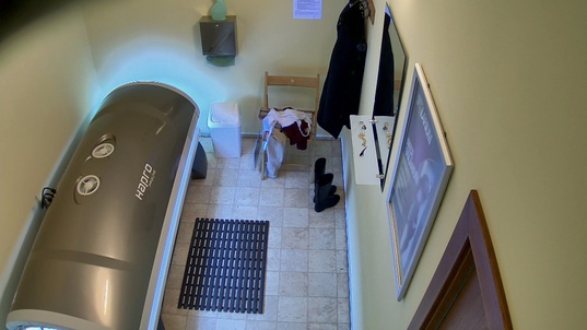 5. Download full pics of Busty Brunette Shows Off Her Big Tits from czechsolarium.com