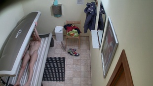 3. Download full pics of Blonde Teen Strips Down and Flashes Her Pussy from czechsolarium.com