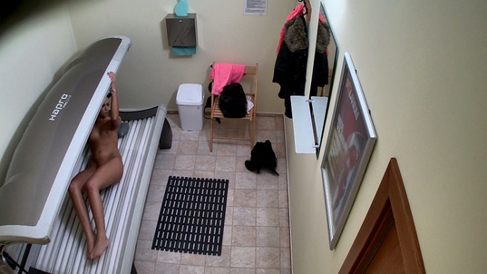 3. Download full pics of Dark-Haired Babe Gives Another Pussy Flash from czechsolarium.com