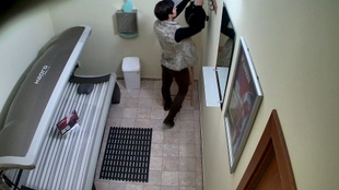 1. Download full pics of Busty Brunette Shows Off Her Massive Tits from czechsolarium.com