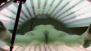 6. Download full pics of Busty Brunette Shows Off Her Massive Tits from czechsolarium.com