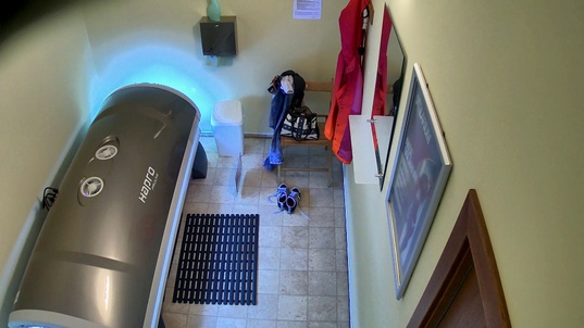 5. Download full pics of Busty Dark-Haired Girl Strips for the Cameras from czechsolarium.com