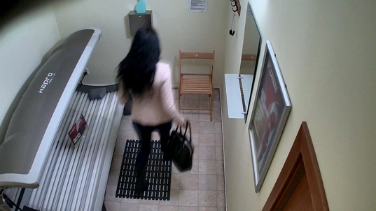 1. Download full pics of Busty Brunette Model Bares All for the Camera from czechsolarium.com