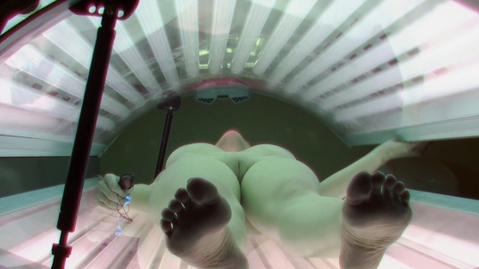 5. Download full pics of Busty Brunette Model Bares All for the Camera from czechsolarium.com