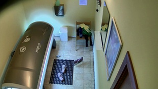 4. Download full pics of Silicone Brunette Bares All in Solarium from czechsolarium.com