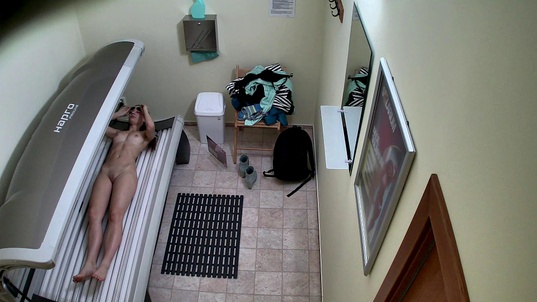 3. Download full pics of Schoolgirl Gives a Free Show in Solarium from czechsolarium.com