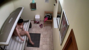 5. Download full pics of Brunette Slut Visits Solarium for Round 2 from czechsolarium.com