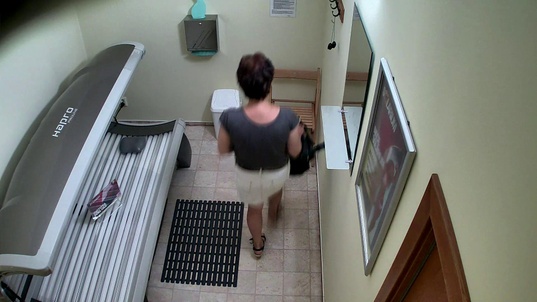 1. Download full pics of Hairy Goddess Caught in Solarium from czechsolarium.com