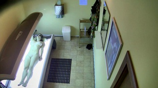 5. Download full pics of Shaved Beauty Steals the Show from czechsolarium.com