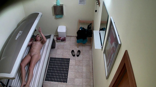 3. Download full pics of Blonde Goddess Takes on Solarium Again from czechsolarium.com