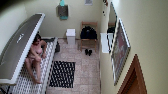 6. Download full pics of Busty Babe's Steamy Solarium Show from czechsolarium.com