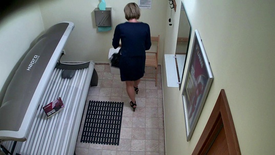 1. Download full pics of Mature Housewife's Wild Solarium Adventure from czechsolarium.com