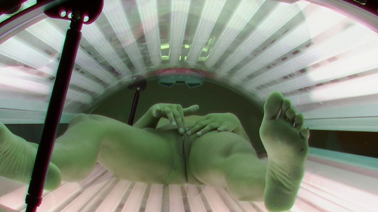 4. Download full pics of Busty Model’s Provocative Solarium Session from czechsolarium.com