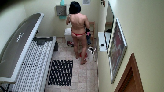 2. Download full pics of Young Brunette in the Solarium from czechsolarium.com