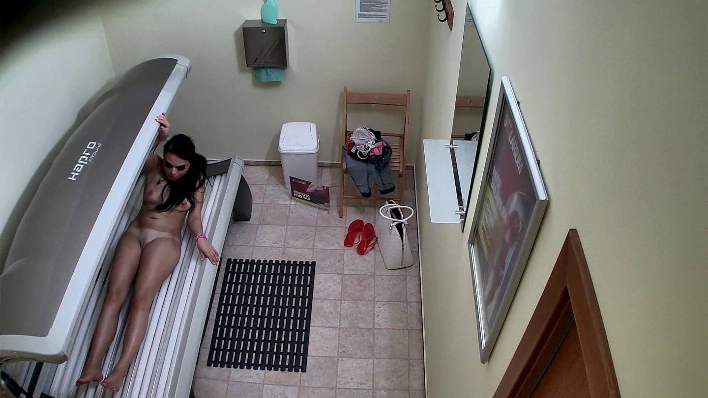 Young Brunette in the Solarium