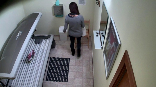 1. Download full pics of Brunette Returns to the Solarium for More from czechsolarium.com