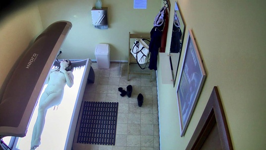 5. Download full pics of Brunette's Wild Solarium Adventure from czechsolarium.com