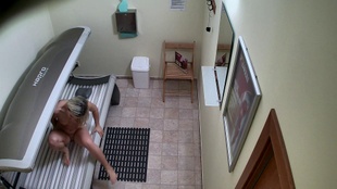 2. Download full pics of Blonde Beauty's Solarium Session from czechsolarium.com